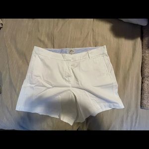 J Crew white chino short.  Size 14.  5 inch inseam.